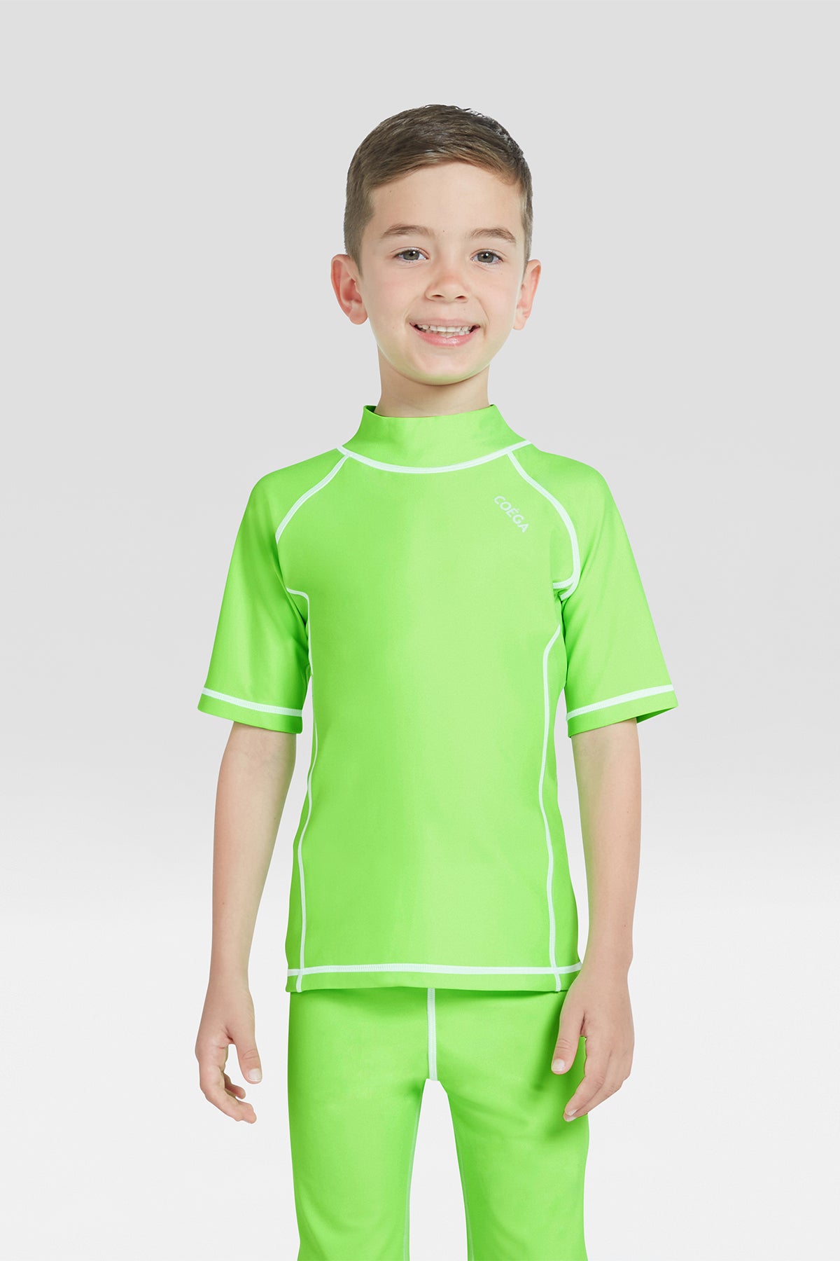 COEGA Boys Kids Rash Guard - Short Sleeve
