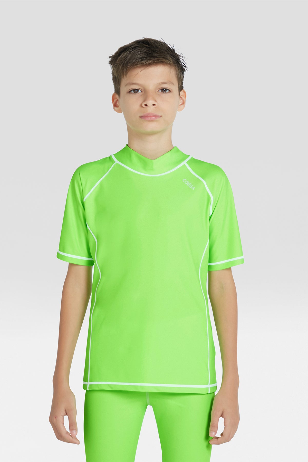 COEGA Boys Youth Rash Guard - Short Sleeve