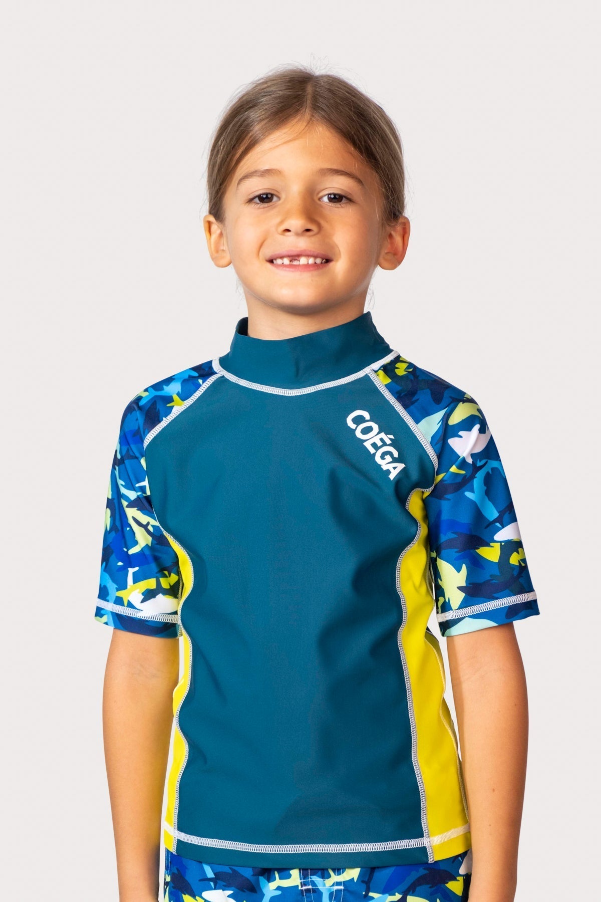 COEGA Boys Kids Rash Guard - Short Sleeve