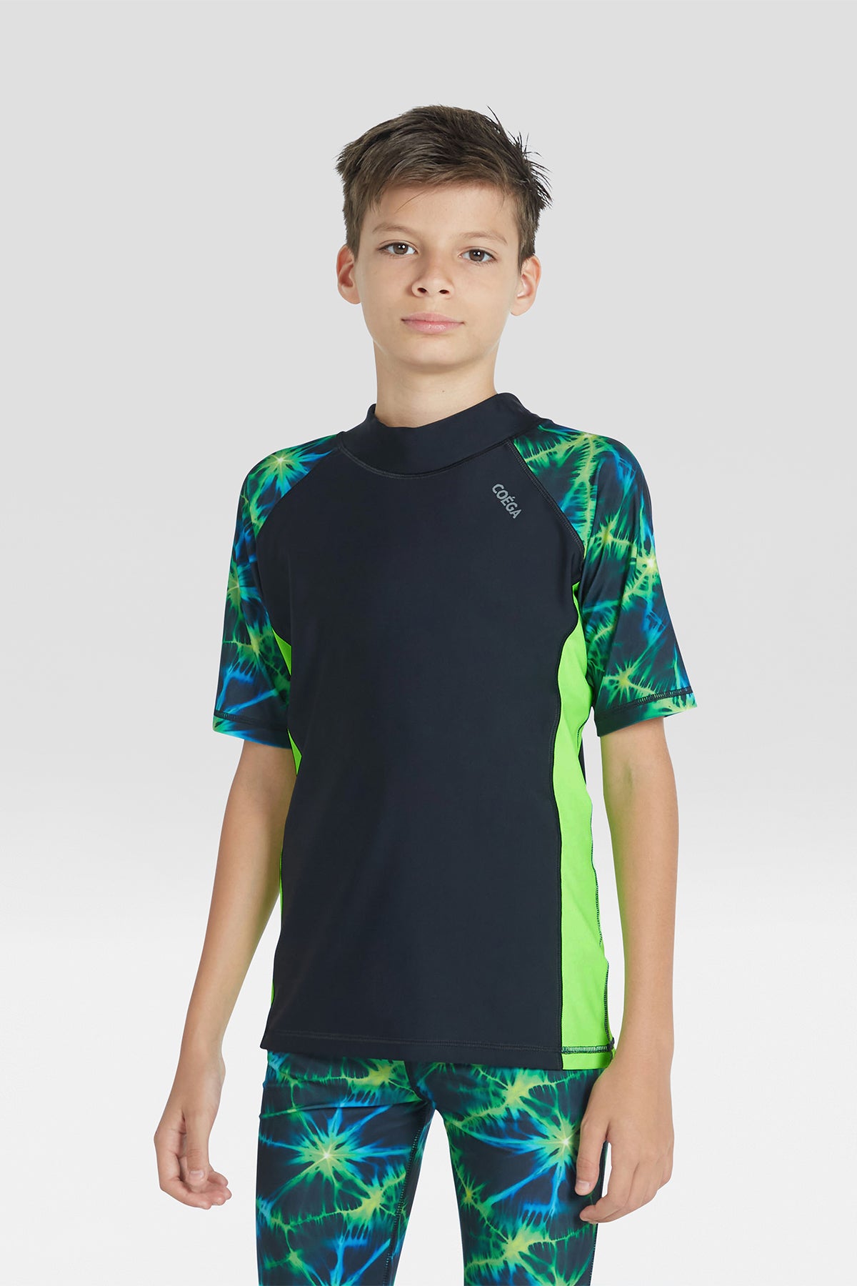 COEGA Boys Youth Rash Guard - Short Sleeve