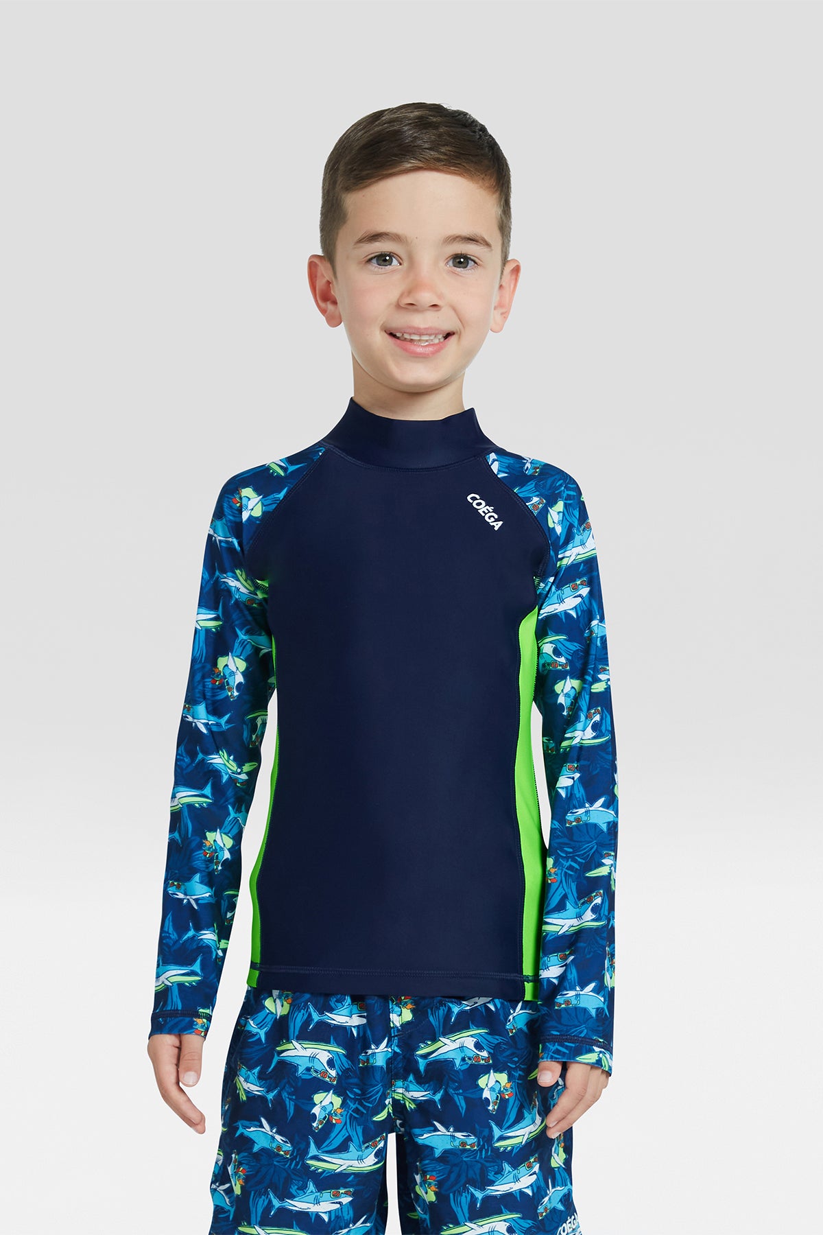 COEGA Boys Kids Rash Guard - Long Sleeve