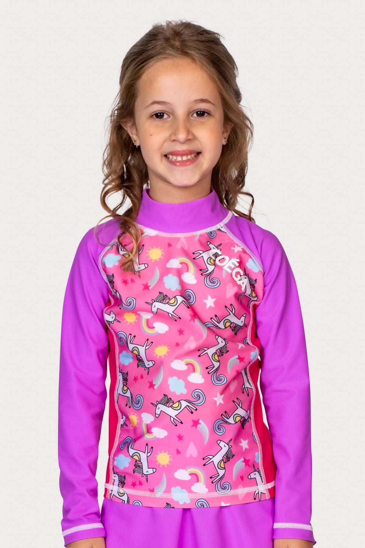 COEGA Girls Kids Rash Guard - Long Sleeve