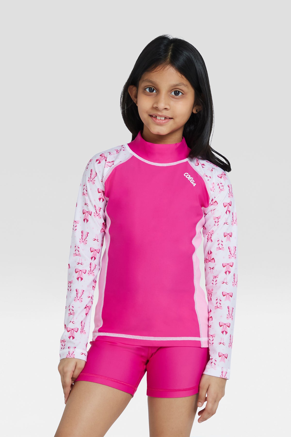 COEGA Girls Kids Rash Guard - Long Sleeve