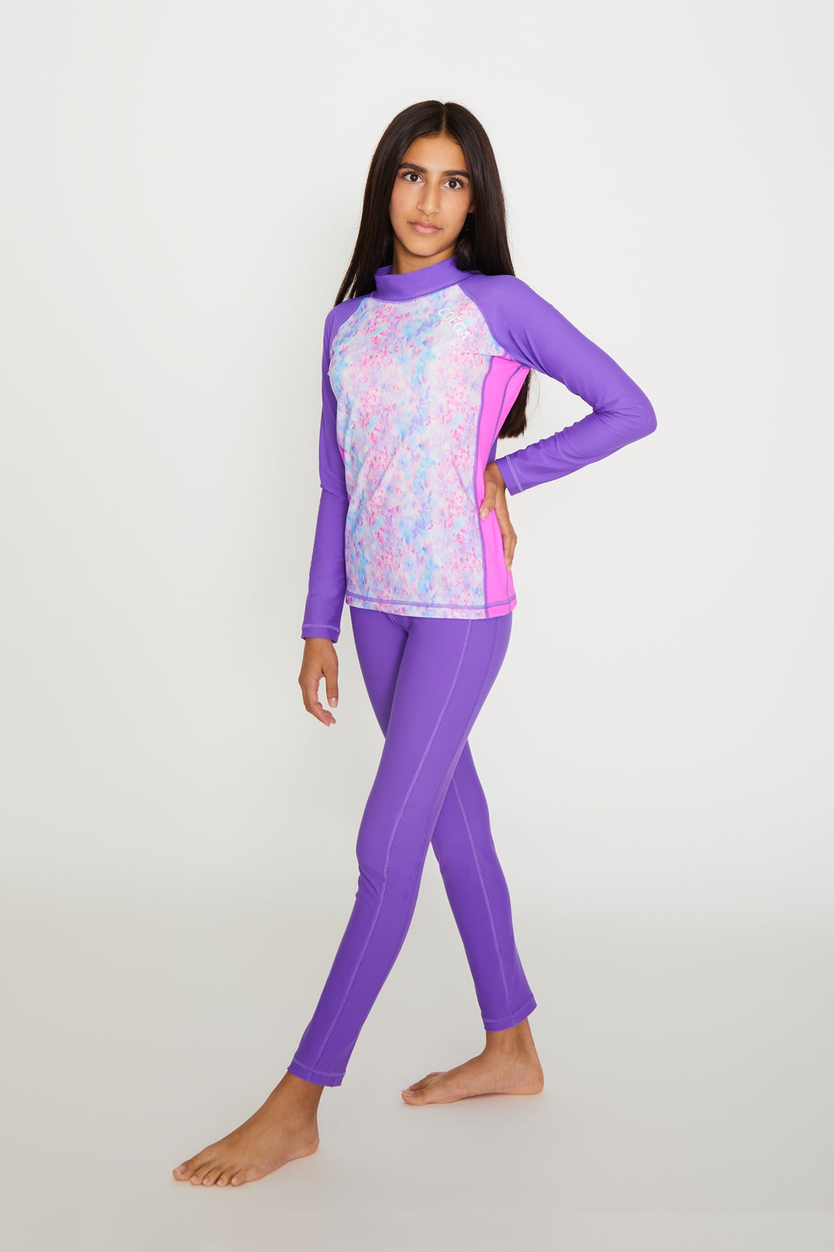 COEGA Girls Youth Swim Tights - Full Length