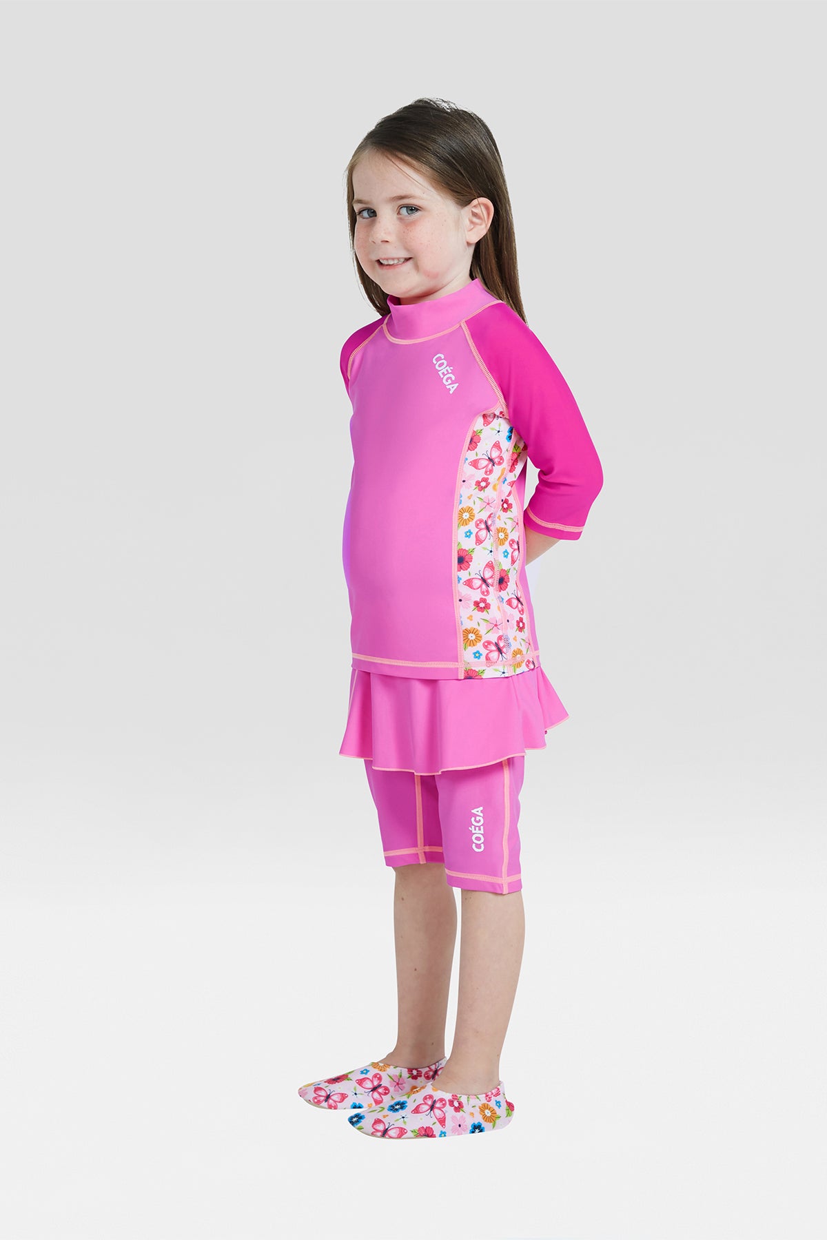 COEGA Girls Skirted Swim Suit - Two Piece
