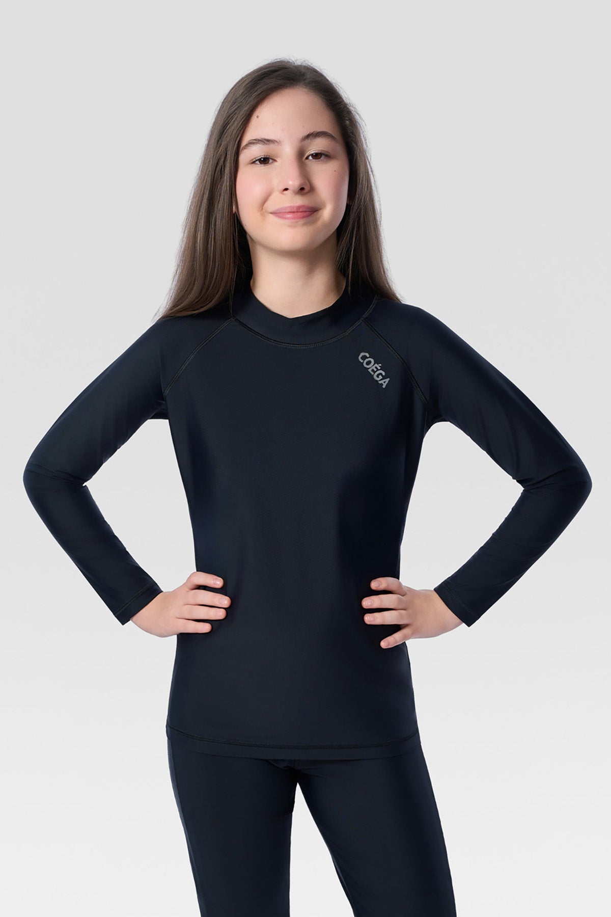 COEGA Girls Youth Rash Guard - Long Sleeve