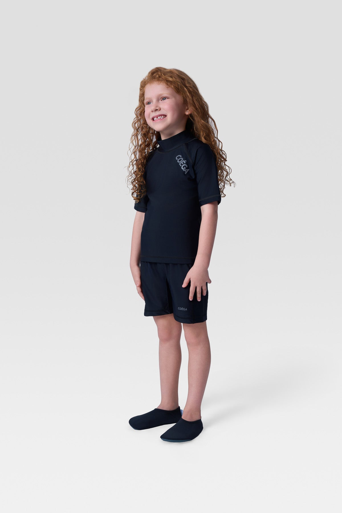 COEGA Girls Kids Rash Guard - Short Sleeve