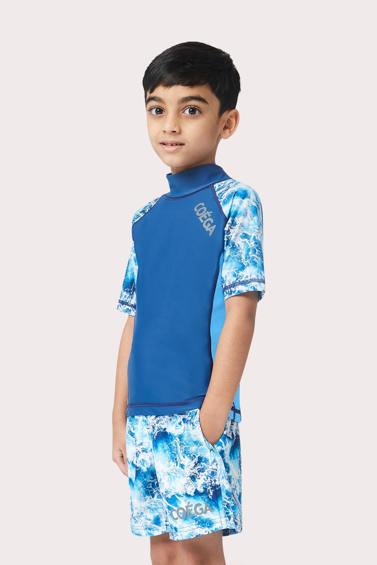 COEGA Boys Kids Rash Guard - Short Sleeve