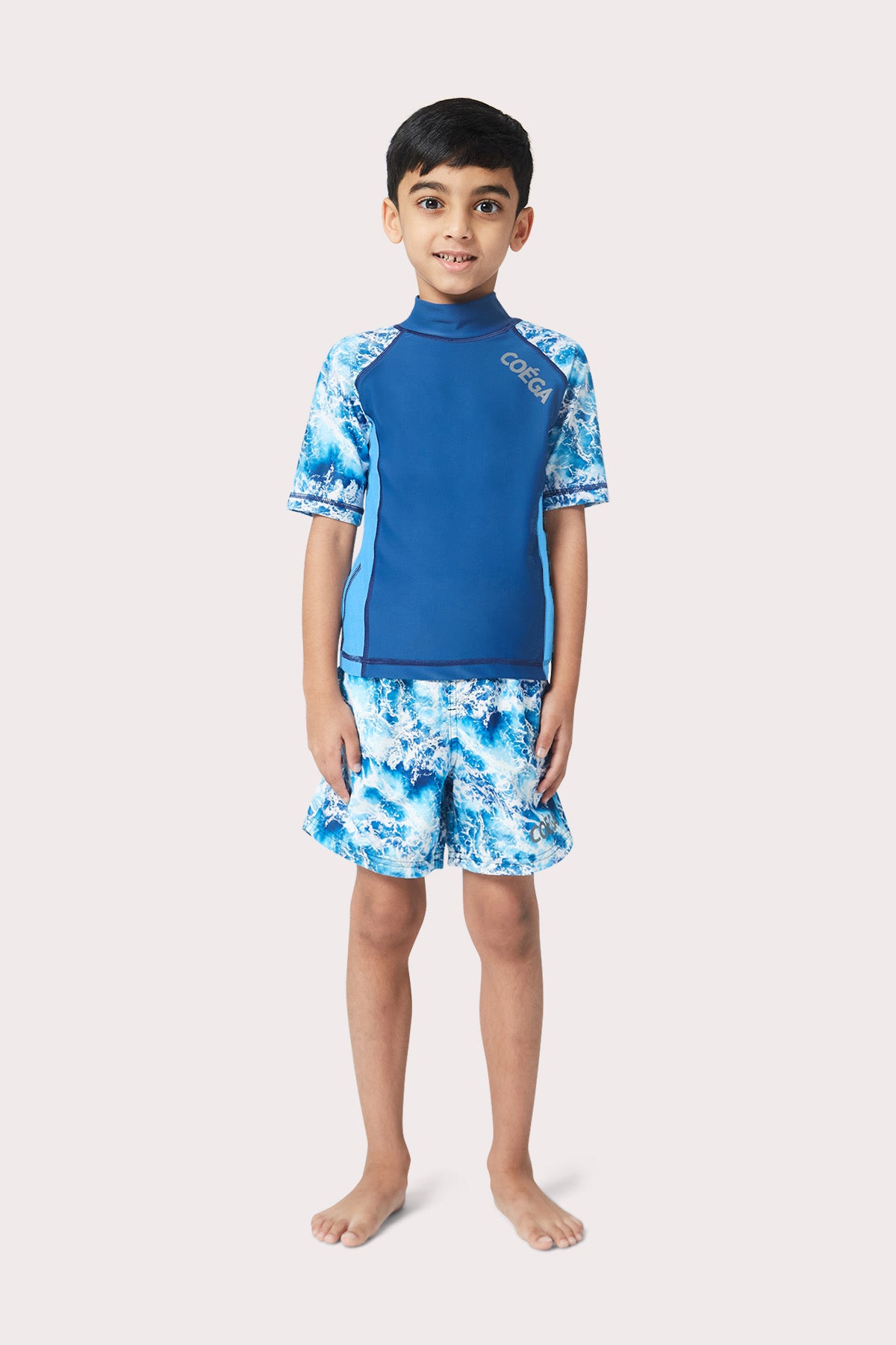 COEGA Boys Kids Rash Guard - Short Sleeve
