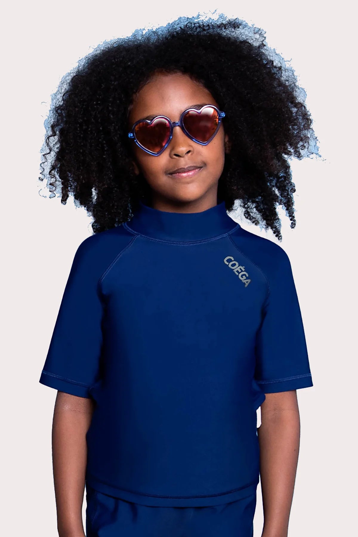 COEGA Girls Kids Rash Guard - Short Sleeve