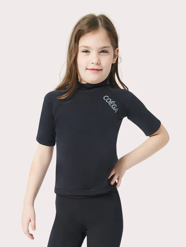 COEGA Girls Kids Rash Guard - Short Sleeve