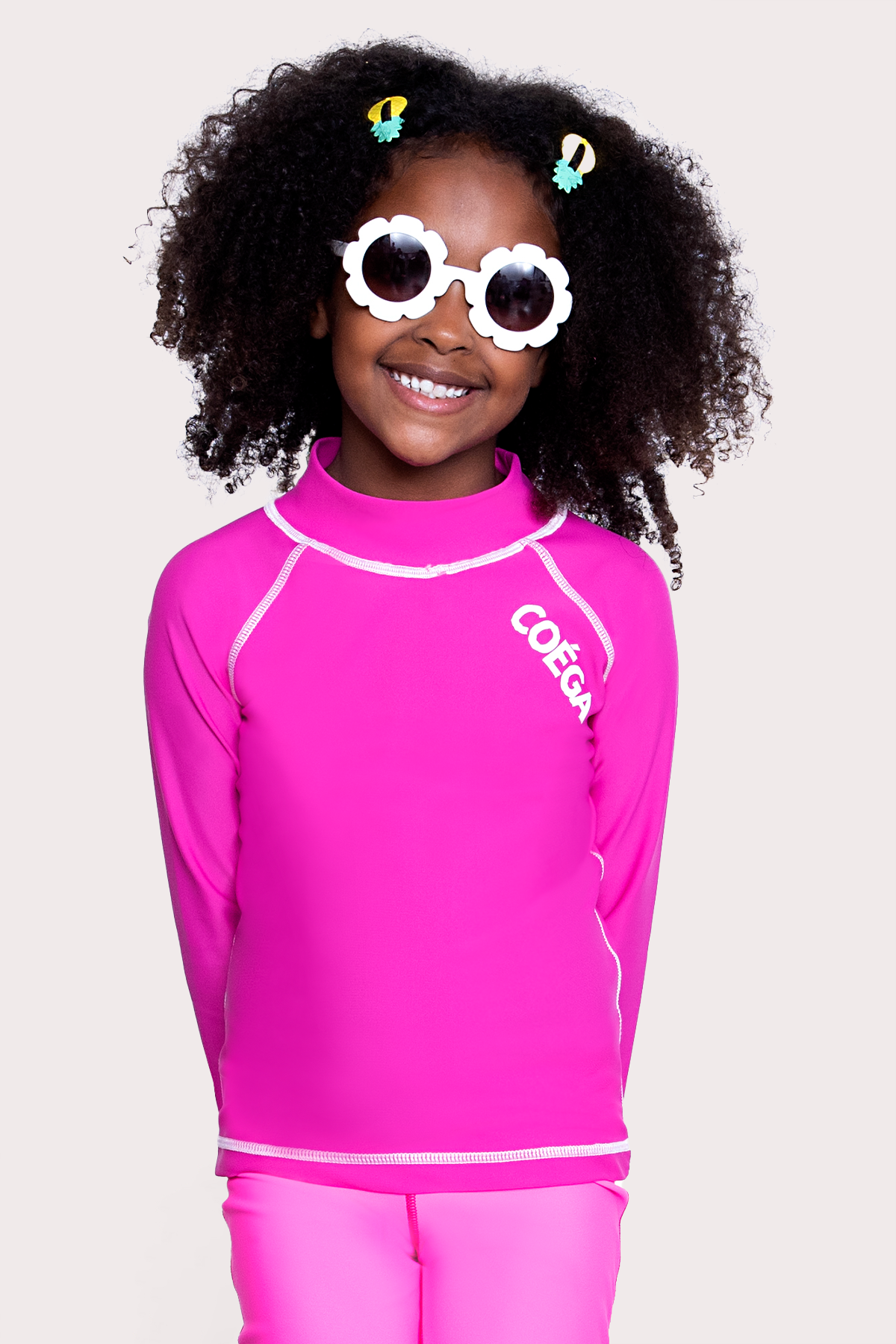 قميص راش جارد للبنات من كويجا - بأكمام طويلة