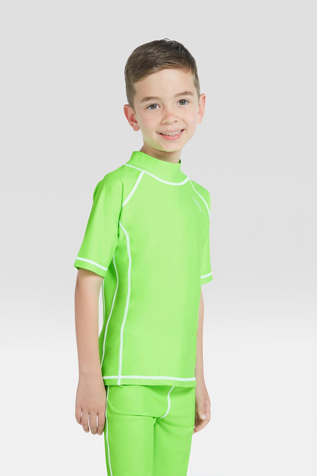 COEGA Boys Kids Rash Guard - Short Sleeve