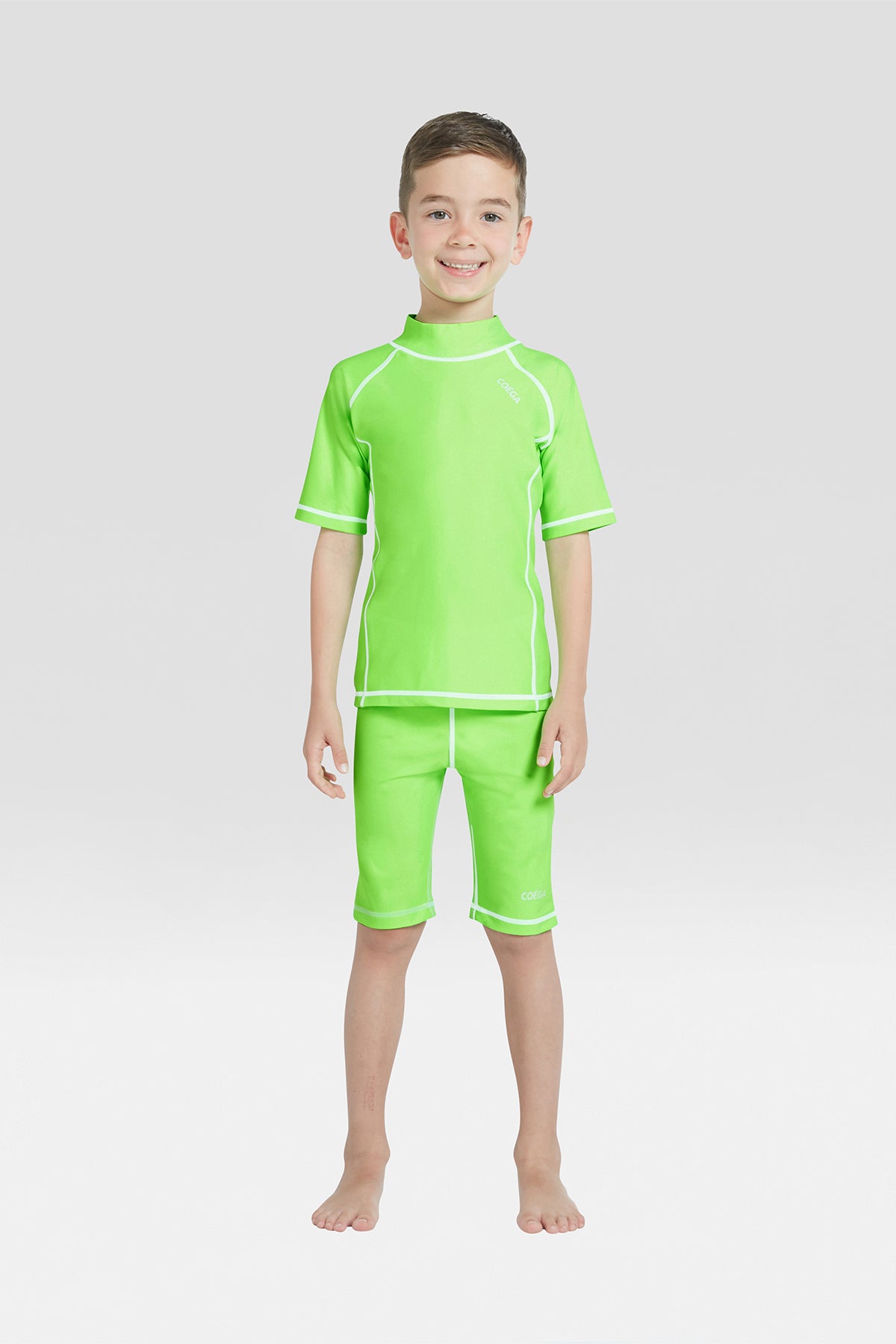 COEGA Boys Kids Rash Guard - Short Sleeve