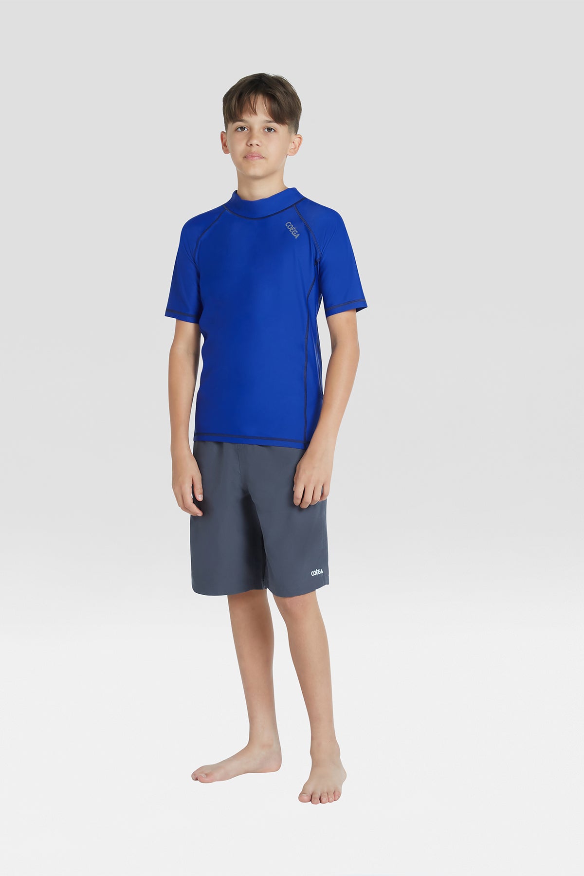 COEGA Boys Youth Rash Guard - Short Sleeve