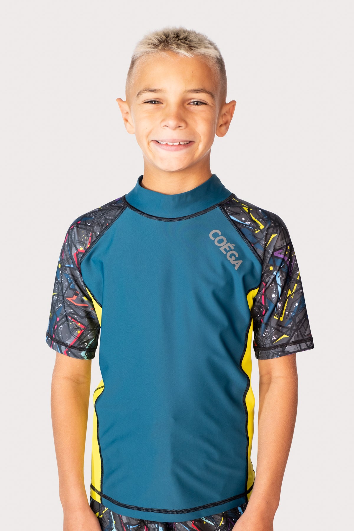 COEGA Boys Youth Rash Guard - Short Sleeve