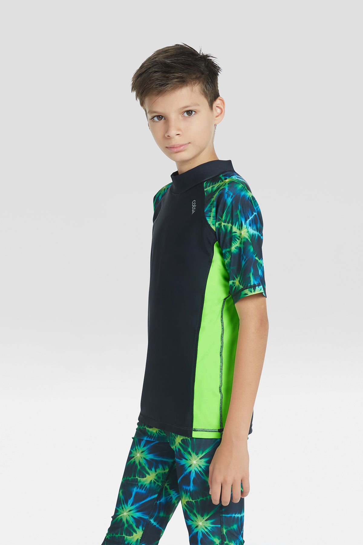 COEGA Boys Youth Rash Guard - Short Sleeve