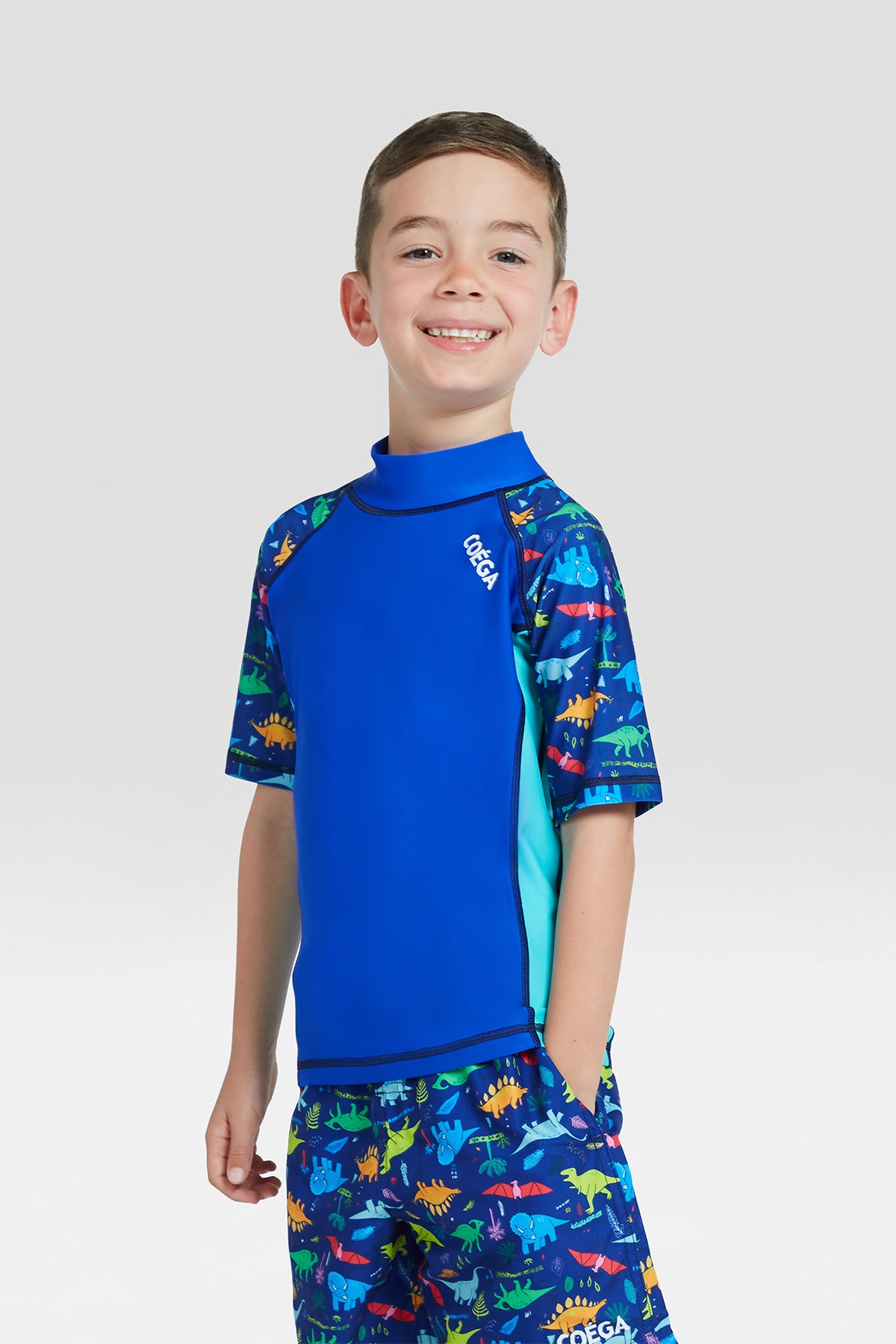 COEGA Boys Kids Rash Guard - Short Sleeve