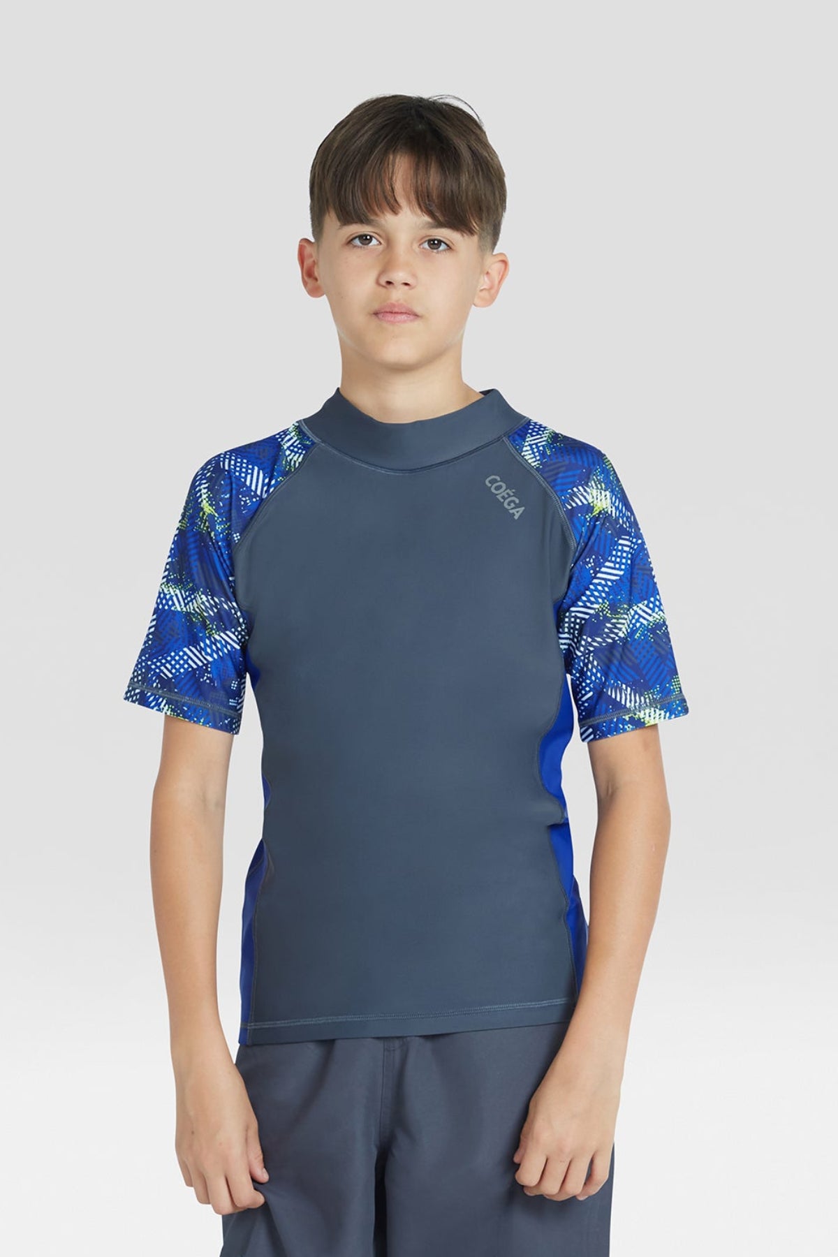 COEGA Boys Youth Rash Guard- Short Sleeve