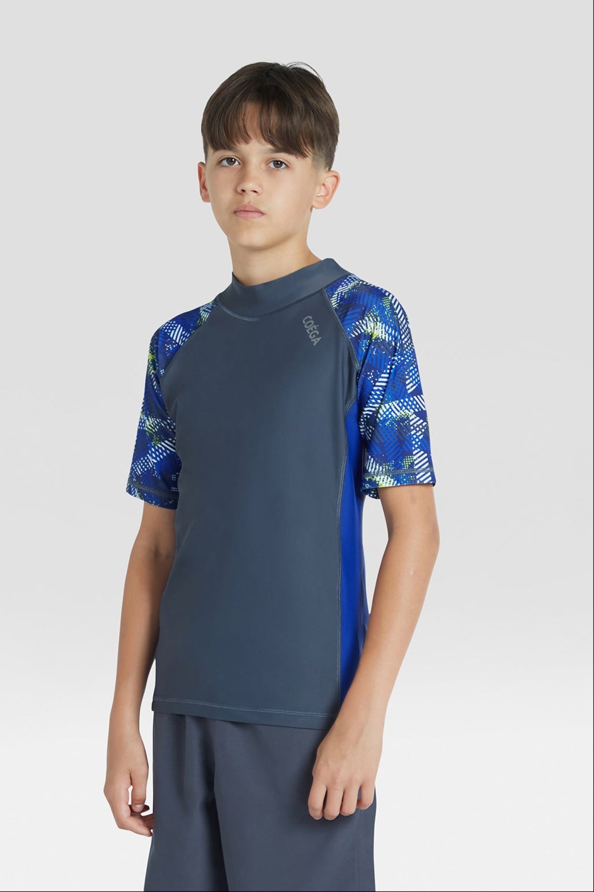 COEGA Boys Youth Rash Guard- Short Sleeve