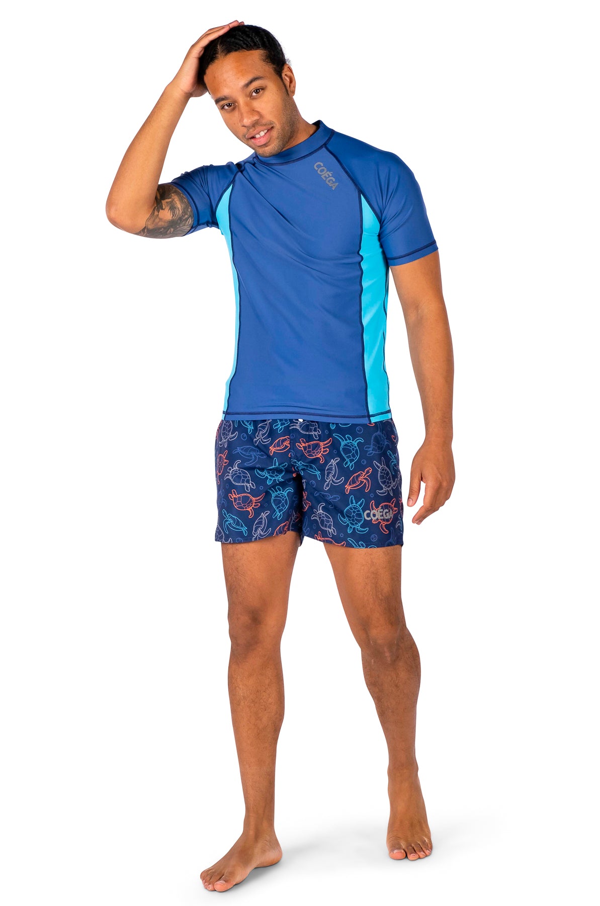 COEGA Mens Rashguard Short Sleeve
