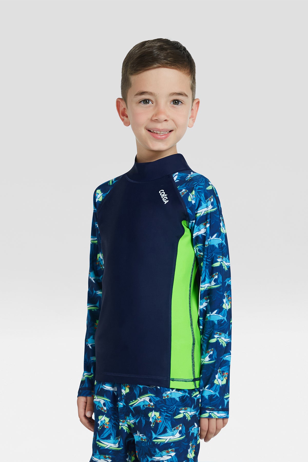COEGA Boys Kids Rash Guard - Long Sleeve