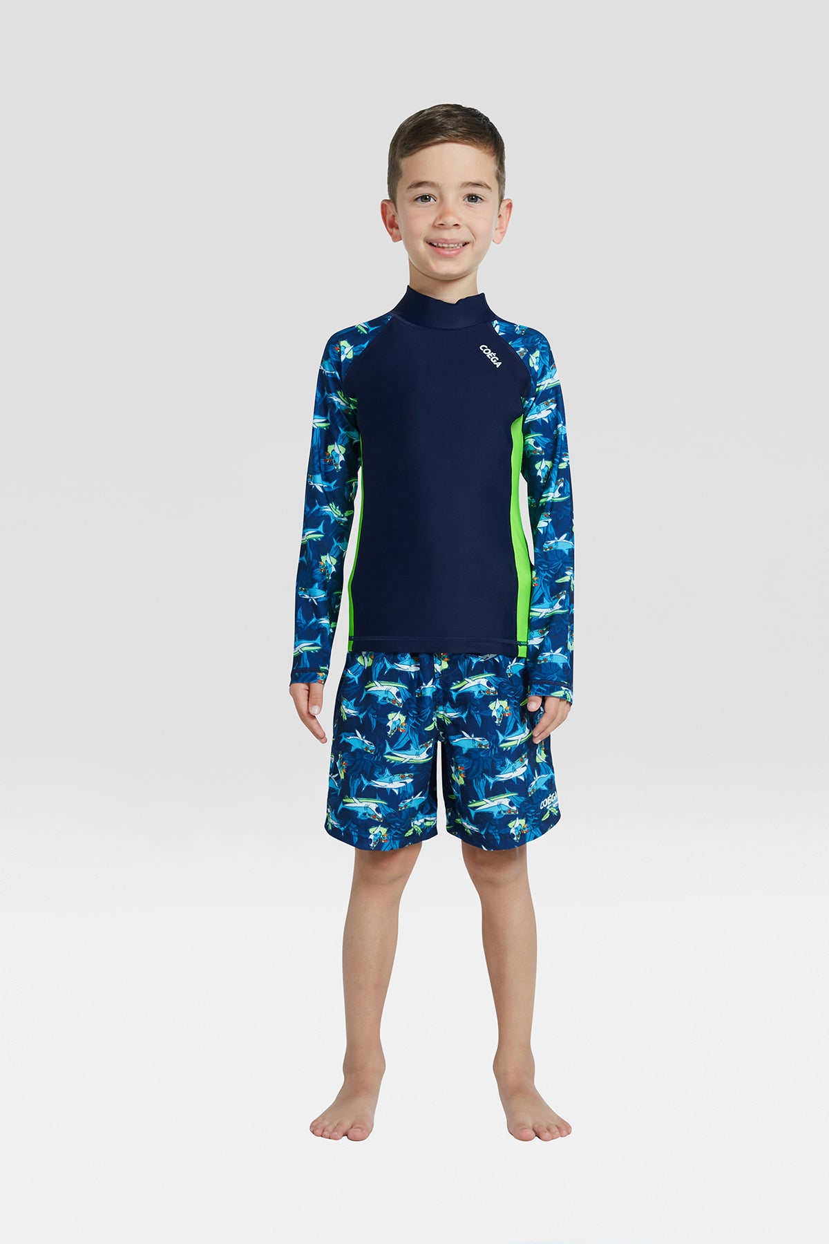COEGA Boys Kids Rash Guard - Long Sleeve