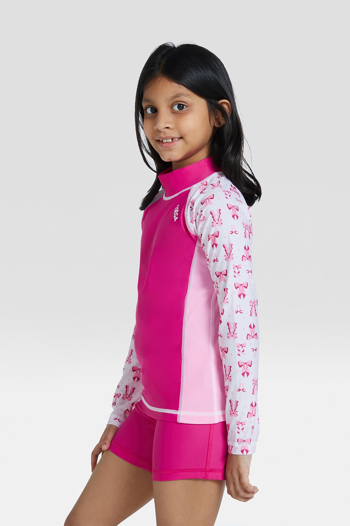 COEGA Girls Kids Rash Guard - Long Sleeve