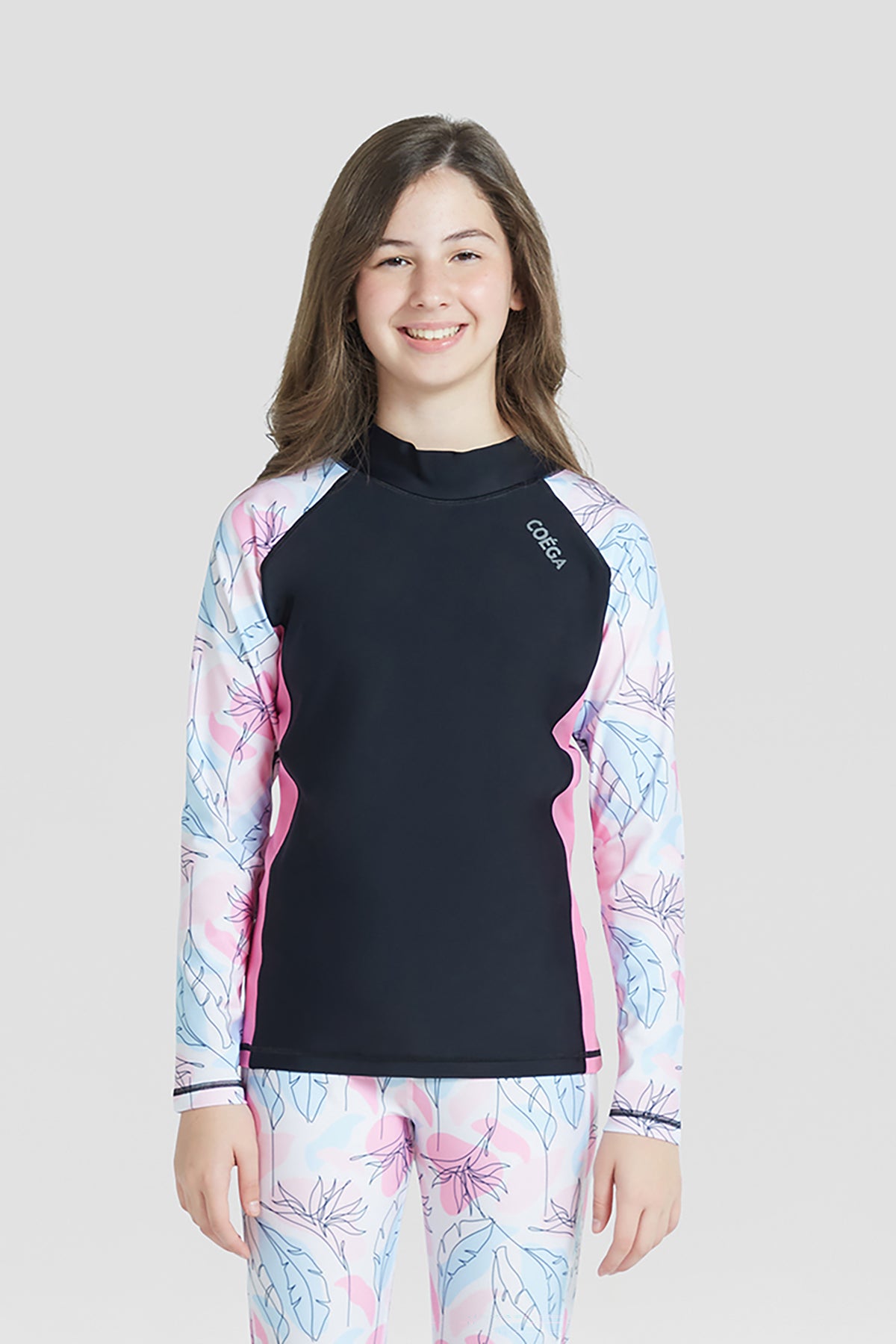 COEGA Girls Youth Rash Guard - Long Sleeve