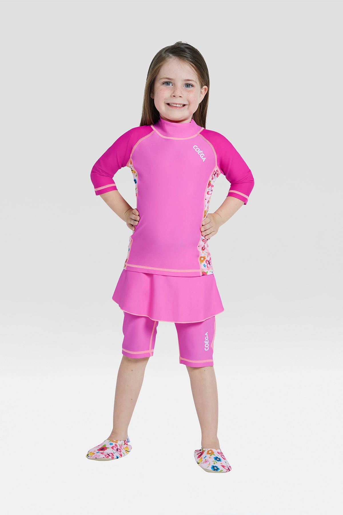 COEGA Girls Skirted Swim Suit - Two Piece