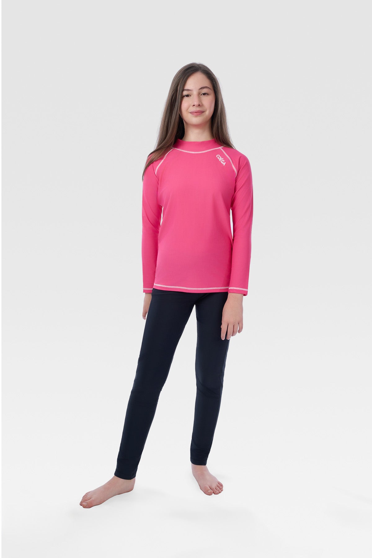 COEGA Girls Youth Rash Guard - Long Sleeve
