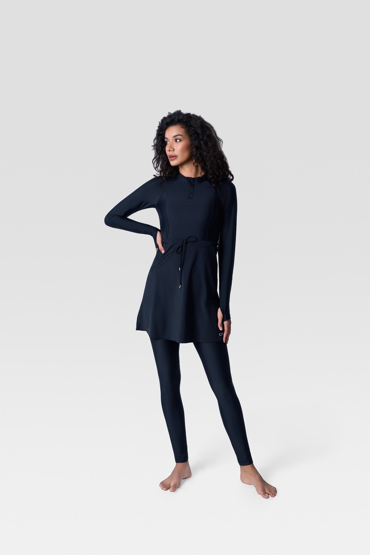 سترة سباحة نسائية من COEGA - تنورة