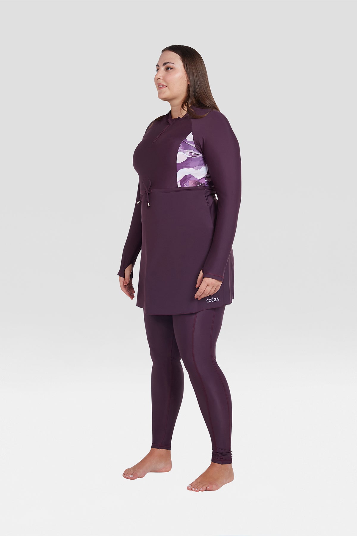 COEGA Ladies Modest Swimsuit - Skirted Two Piece Set