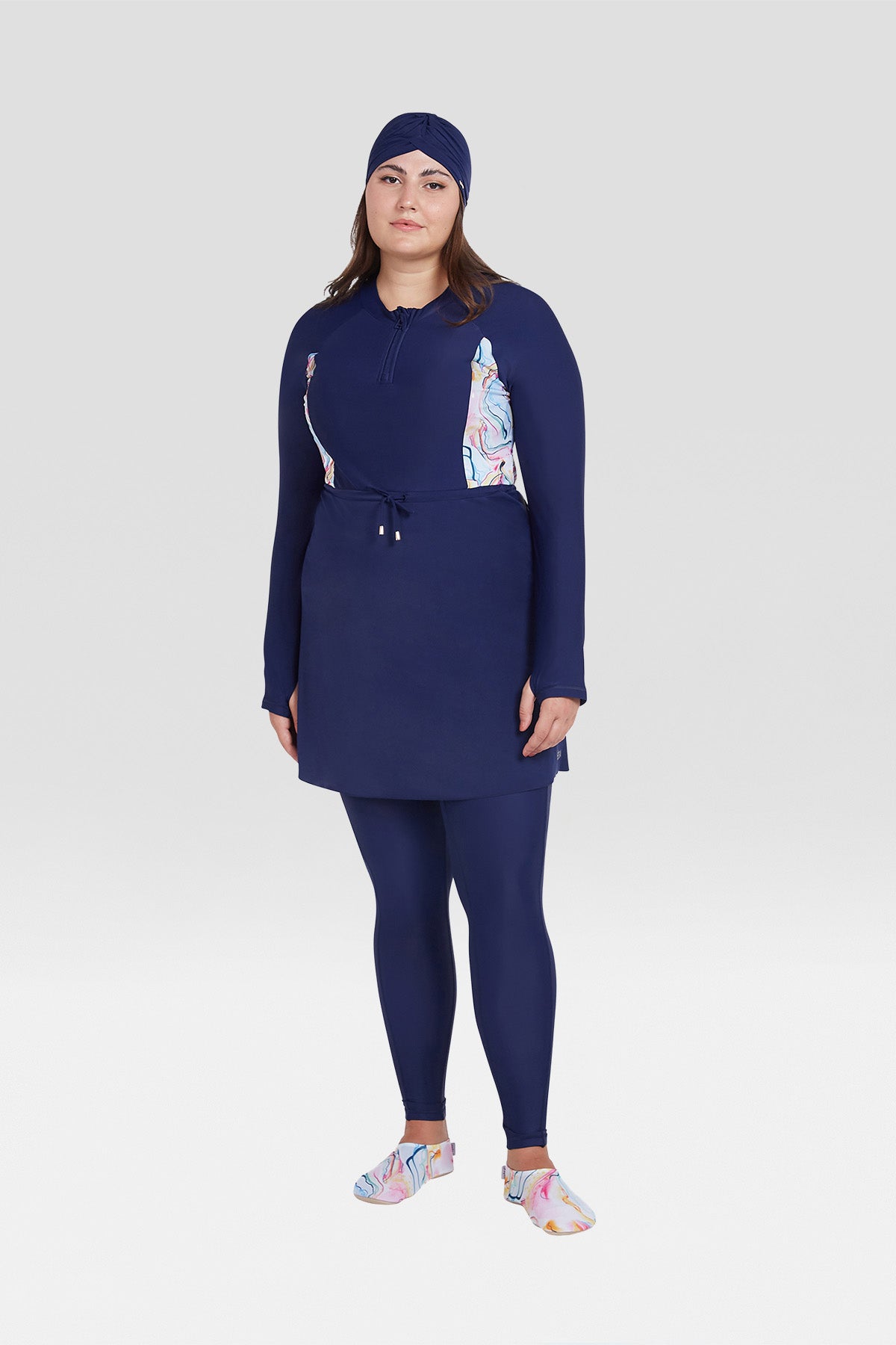 COEGA Ladies Modest Swimsuit - Skirted Two Piece Set