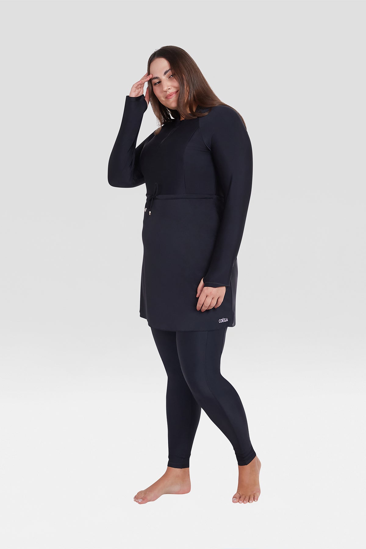 COEGA Ladies Modest Swimsuit - Skirted Two Piece Set