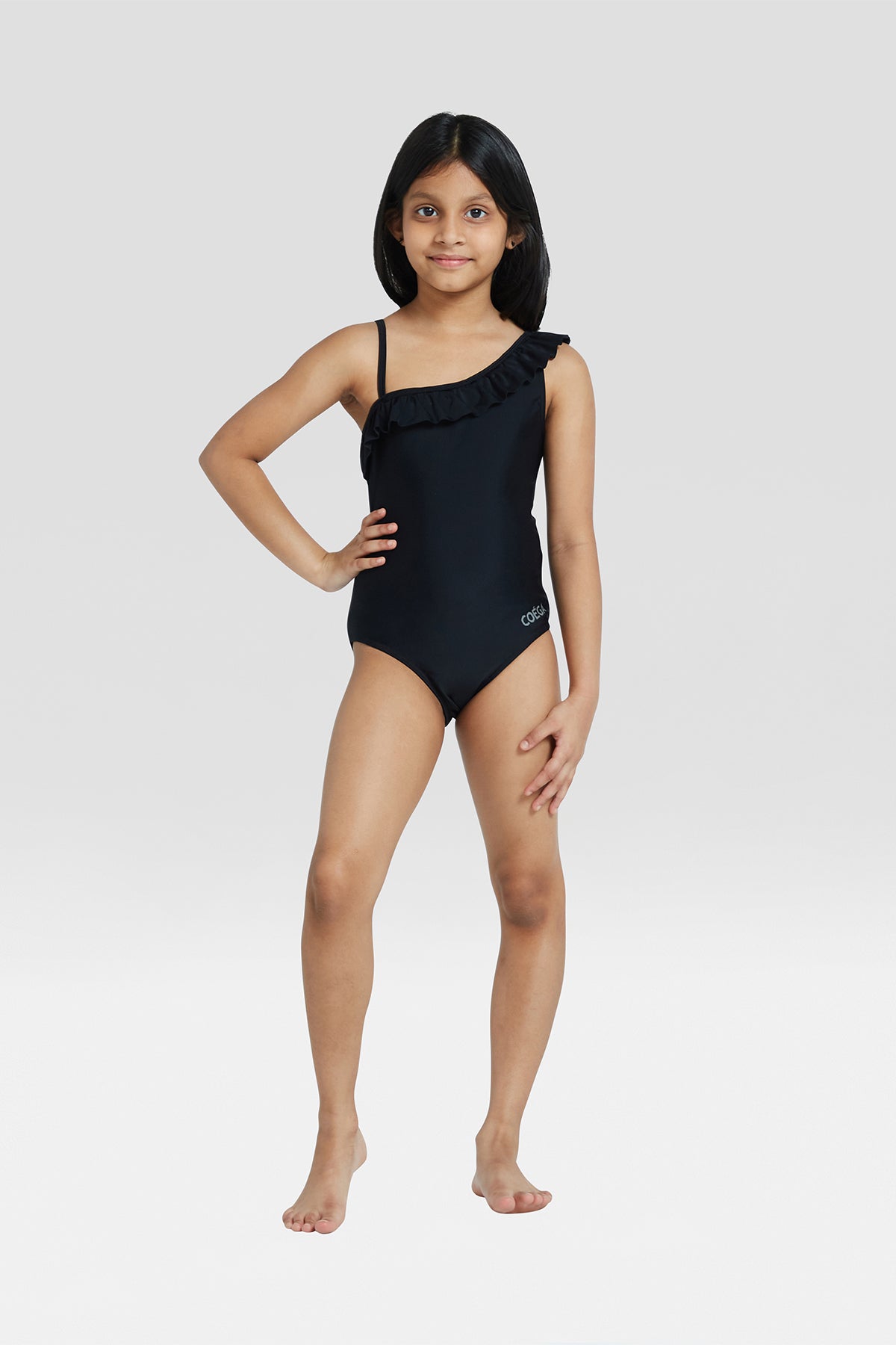 COEGA Girls Swim Suit - One Piece with frill