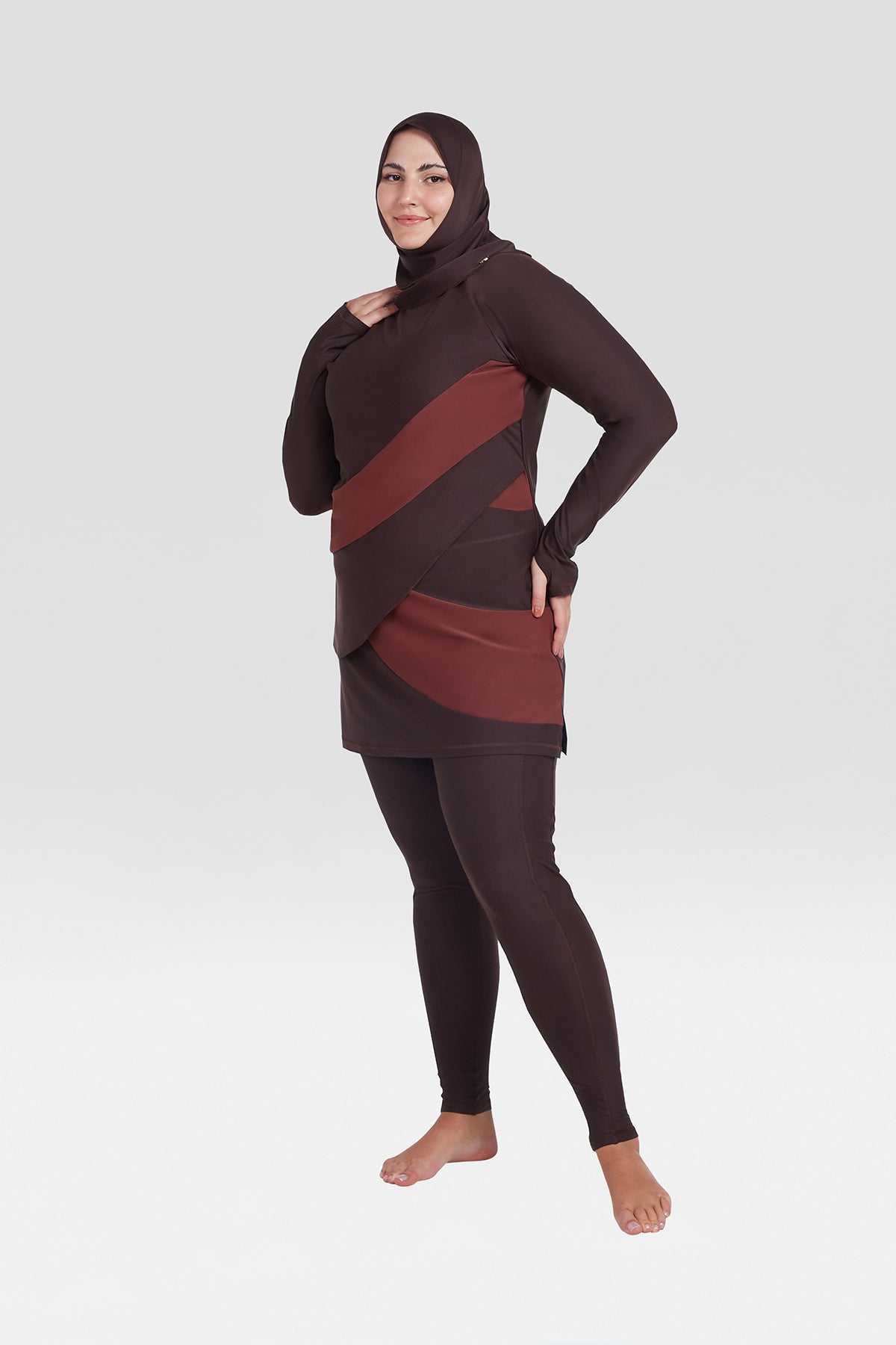 COEGA Ladies Modest Swim Suit - Three Piece Set