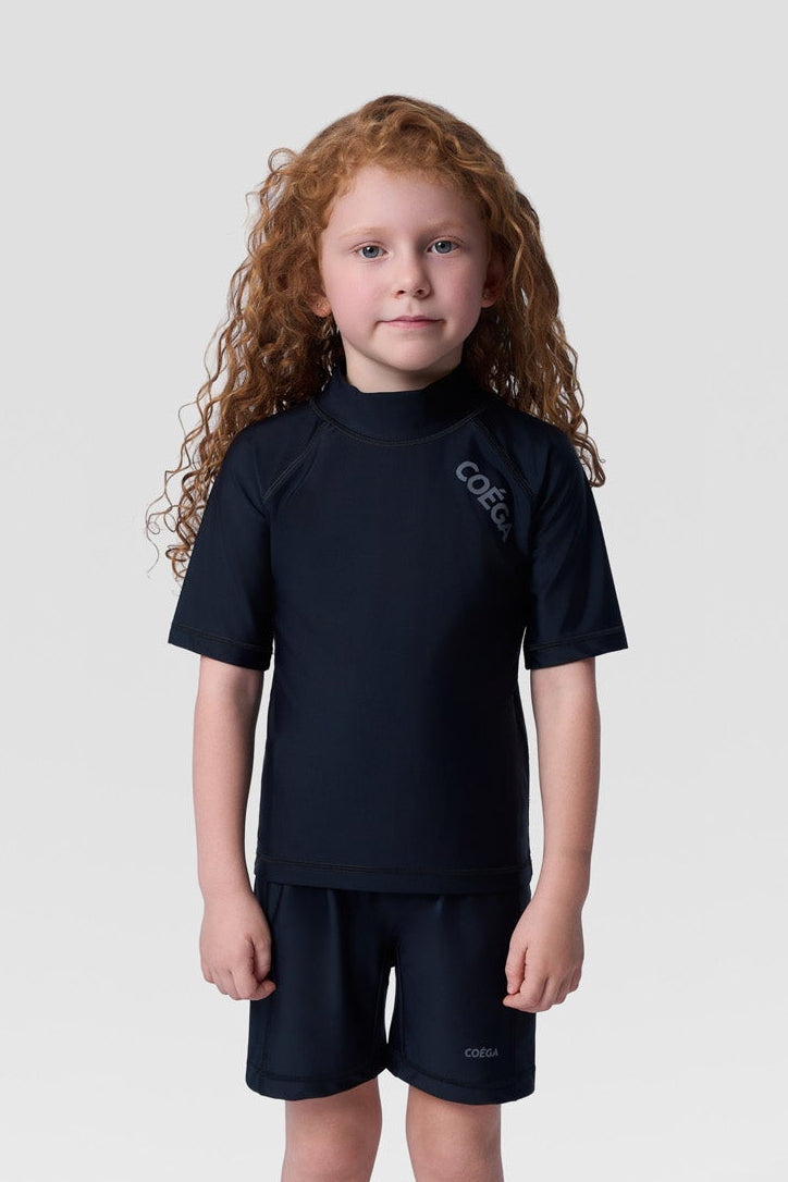 COEGA Girls Kids Rash Guard - Short Sleeve