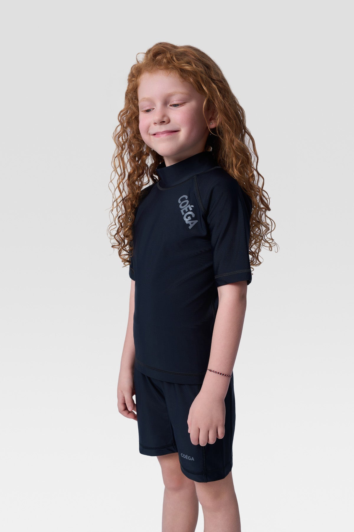 COEGA Girls Kids Rash Guard - Short Sleeve