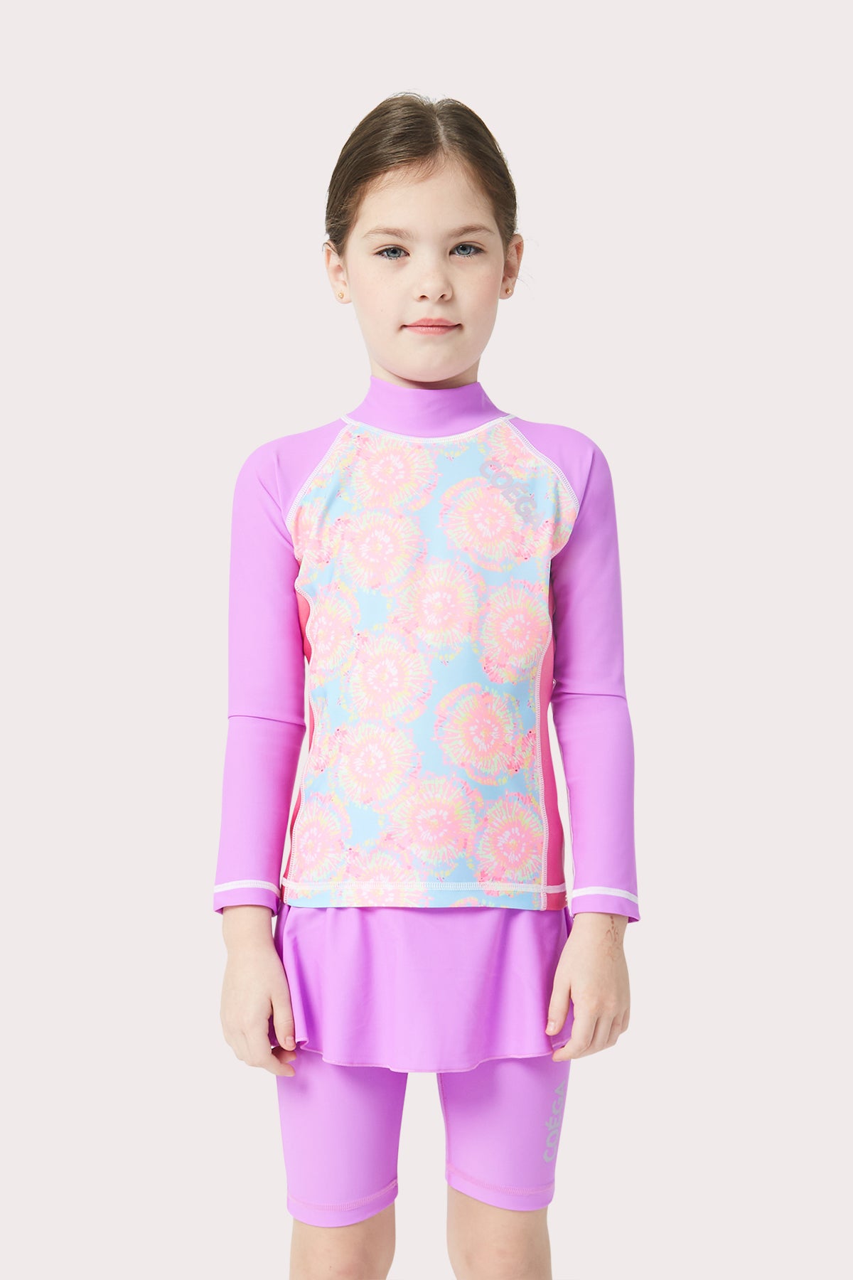 COEGA Girls Kids Rash Guard - Long Sleeve