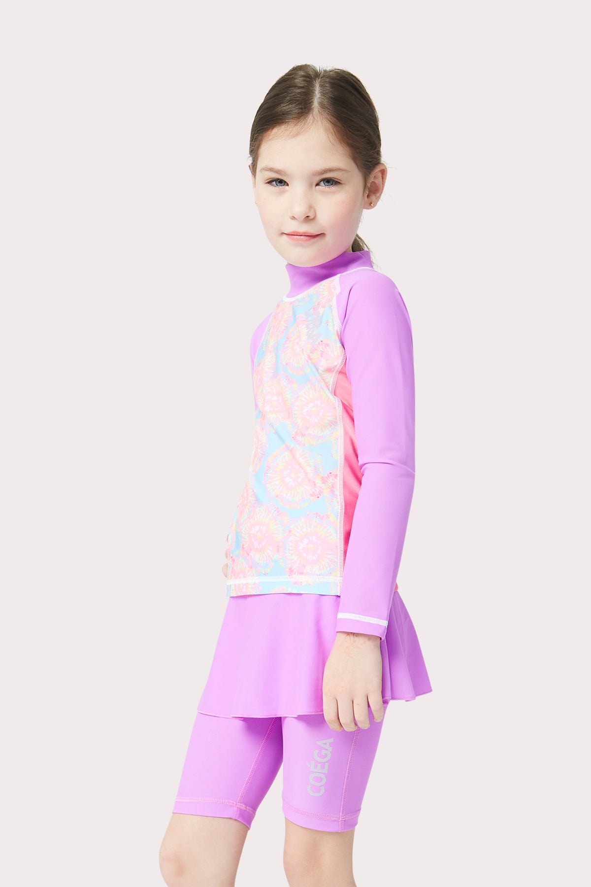 COEGA Girls Kids Rash Guard - Long Sleeve