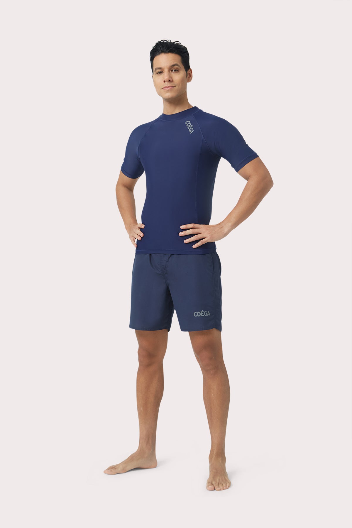 قميص COEGA Rashguard للرجال - بأكمام قصيرة